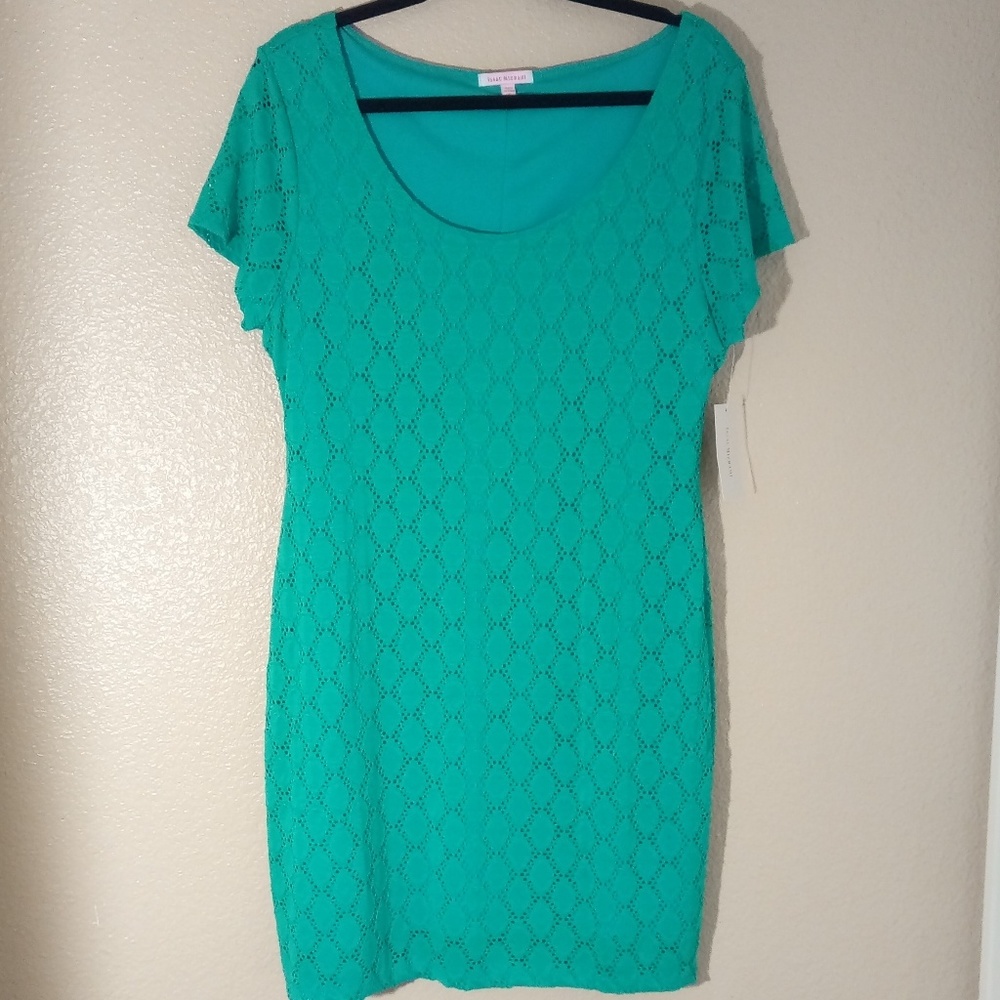 NWT Issac Mizrahi Stretch Lace Dress